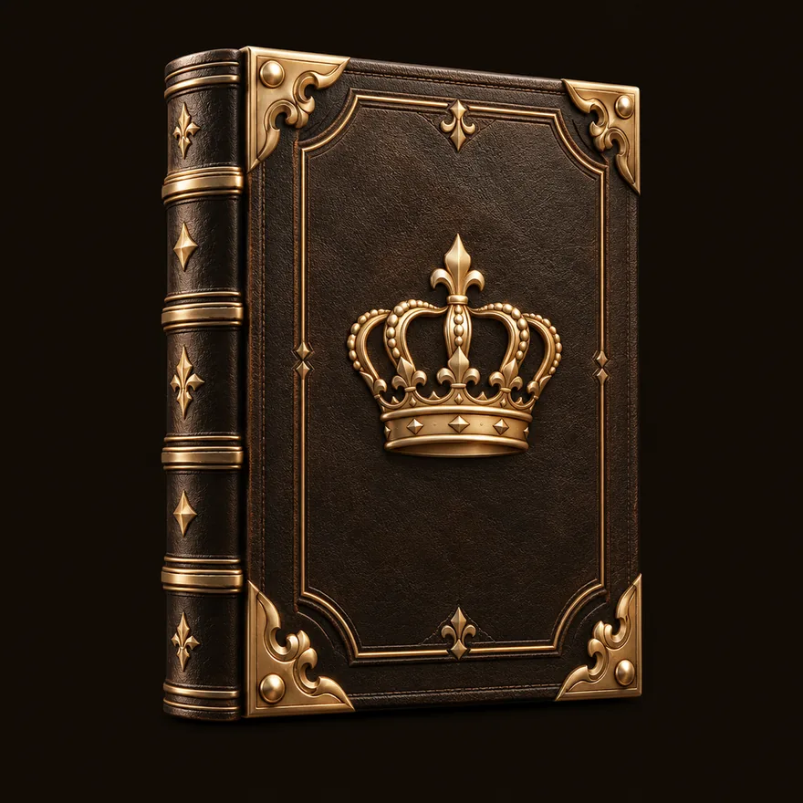 Ornate royal book — Shambala