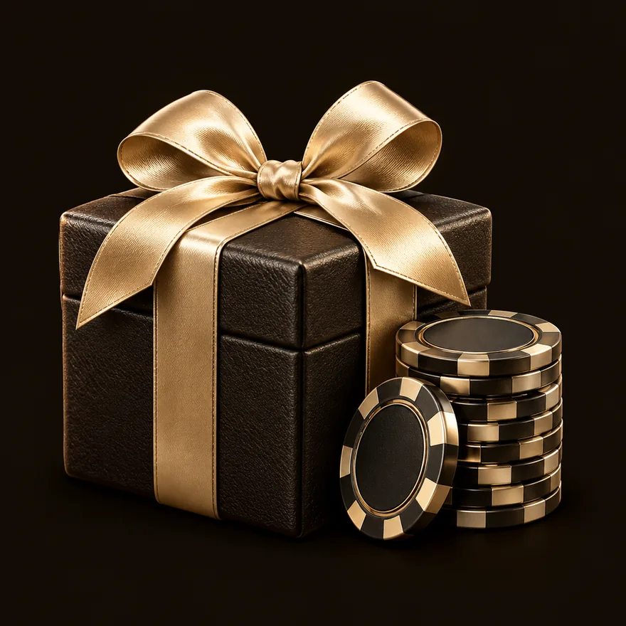 Gift box and chips — Shambala
