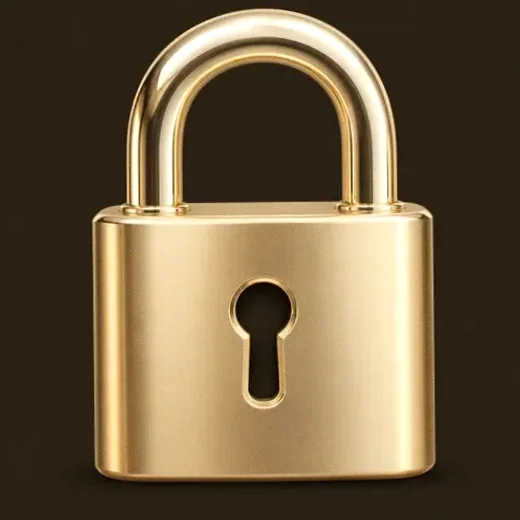 Metal padlock — Shambala