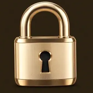 Metal padlock — Shambala