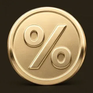 Gold percent coin — Shambala