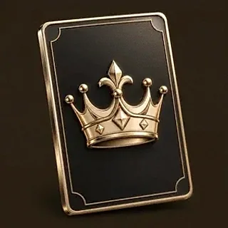 Crowned casino card — Shambala