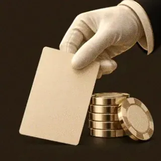 Hand dealing card — Shambala