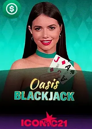 Oasis Blackjack live game cover