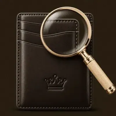 Wallet and magnifier — Shambala