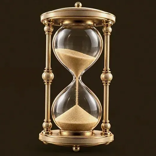 Ornate hourglass — Shambala