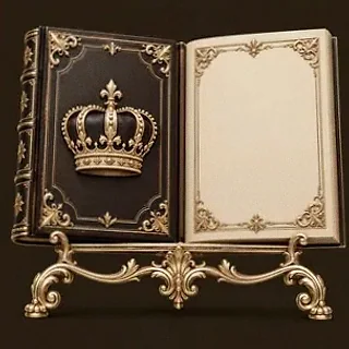 Ornate open book — Shambala