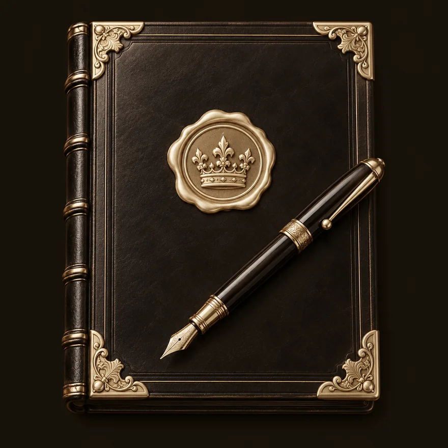 Leather casino ledger — Shambala