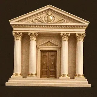 Classical bank building — Shambala